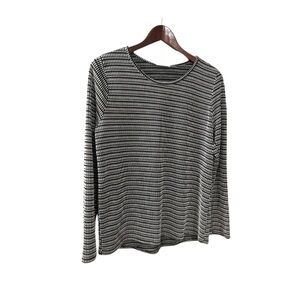 Betsy Boutique Shop Women’s Long Sleeve Crew Neck Blouse Size XL